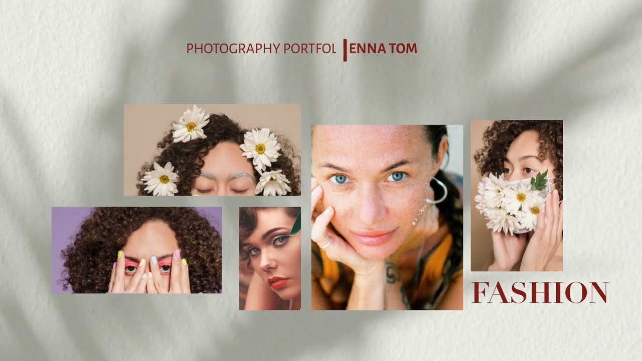 Free Floral Photo Collage Video Template (Customizable) - FlexClip