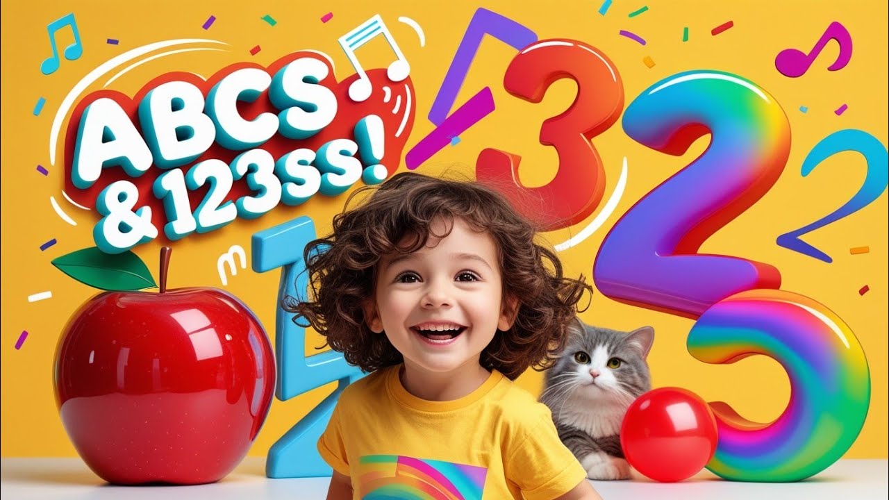 Sing & Count with Me! ABCs + 123s Fun Learning Song for Kids. - YouTube