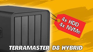 TerraMaster D8 Hybrid DAS  4 Bay SATA + 4 NVMe  How good is it?