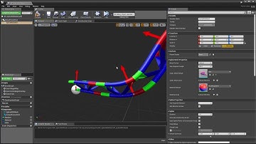 UE4 Spline With Mesh Component