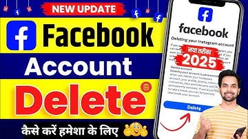 Facebook Account Delete Kaise Kare | How To Delete Facebook Account Permanently | Fb id delete Kaise