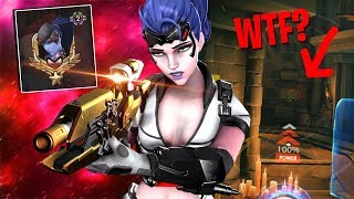 BRONZE Wallhacking Widowmaker In Master Rank?? - Overwatch