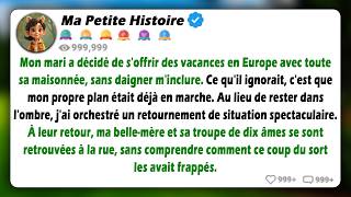 Mon mari est parti en voyage avec sa famille sans m'inviter, mais ce que j'ai fait ensuite les a...