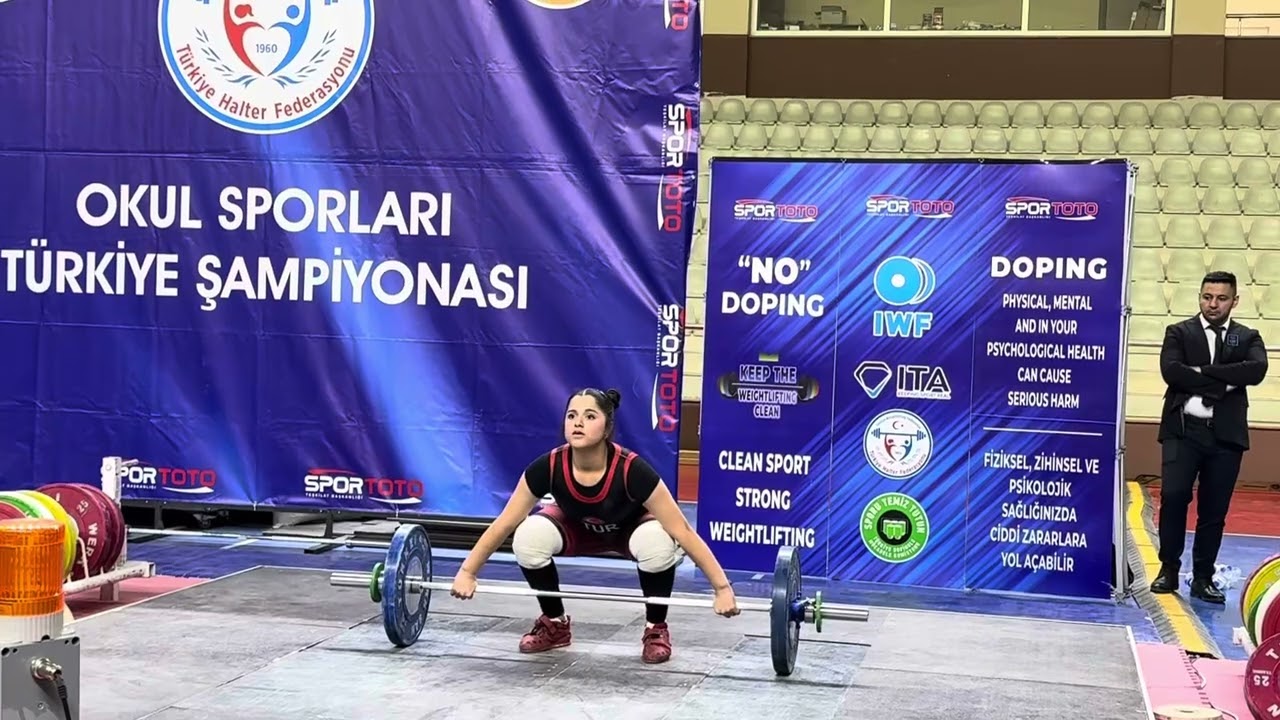 Yüsra DEMİRAĞ Okullar arası Türkiye Halter Şampiyonası Ünye 2026