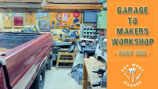 Empty Garage to Dream Workshop - The Journey Begins | Building the New KEY WEST MAKERS Shop (Part 1)