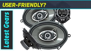 AUDIOTEK 2X K7 5x7 / 6x8 in 4-Way 380 Watts Coaxial Car Speakers: Unleashing the Best in Audio