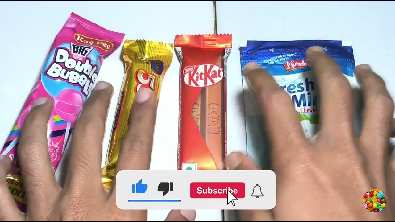 ASMR Most Popular Candys🍬🍭/ some lots of colorful rainbow lollipop candy / unpacking chocolate eat