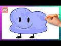 How To Draw Winner from Battle for Dream Island TPOT | BFB BFDI | Drawing Tutorial