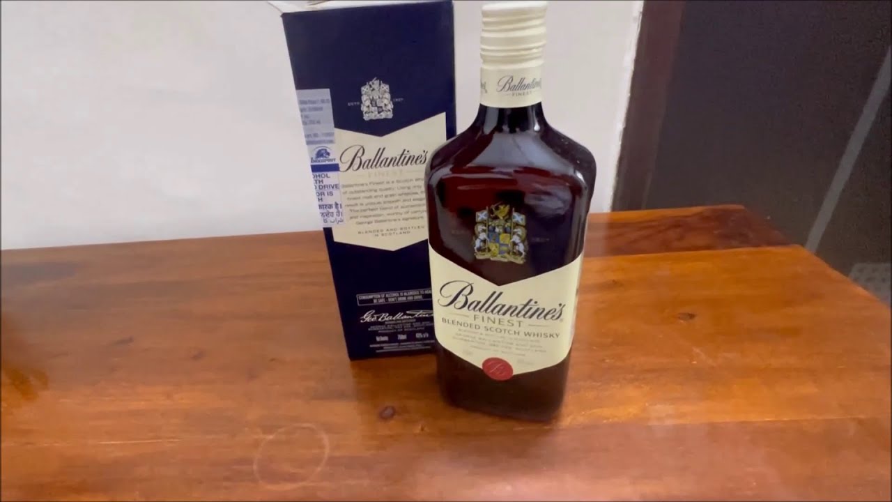 ballantine's finest blended scotch whisky review - YouTube