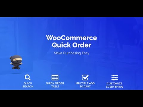 WooCommerce Quick Order
