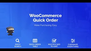 WooCommerce Quick Order