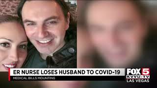 ER nurse struggles to provide after her husband died of COVID-19