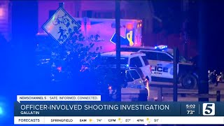 TBI investigating officer involved shooting in Gallatin