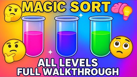 Magic Sort 🔮 The Most Satisfying Sorting Game Ever! Relaxing & Addictive Puzzle 😍 Level 22-24