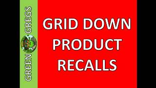 Grid Down - Massive Product Recalls - Garden Talk - LIVE