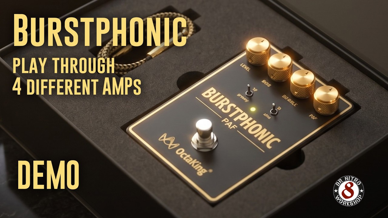 Burstphhonic PAF pedal DEMO play through 4 amps - YouTube