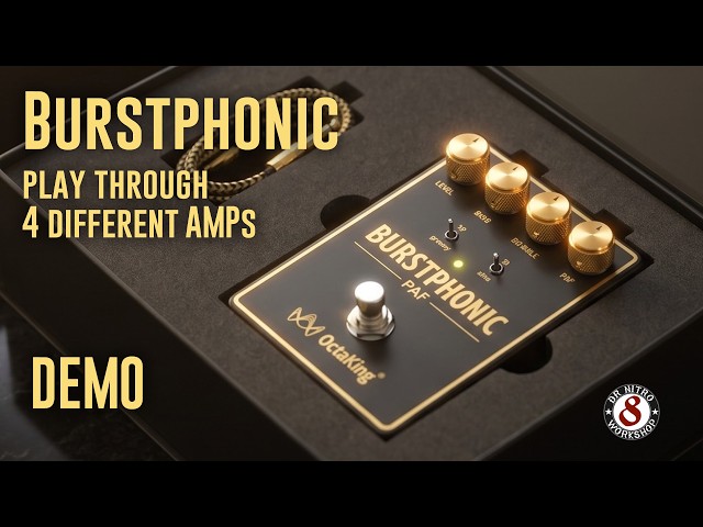 Burstphhonic PAF pedal DEMO play through 4 amps - YouTube