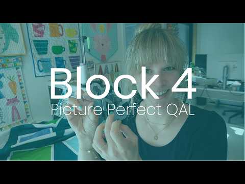 Quilting with the Petunia ruler [Picture Perfect QAL Block 4]