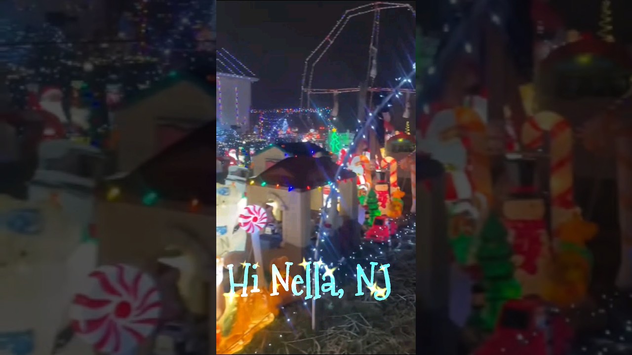 The Prettiest Christmas Light displays are in New Jersey! 