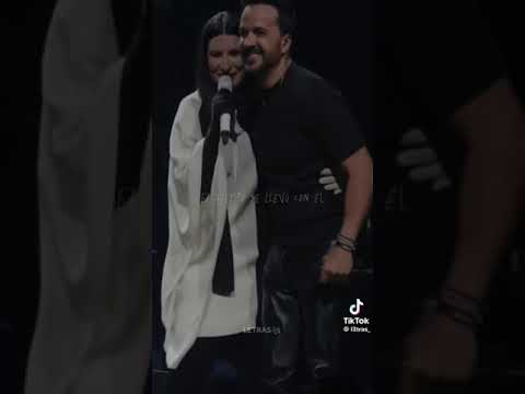 Laura Pausini y Luis Fonsi cantan Inolvidable