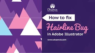 How To Fix The Hairline Thin Line Bug In Adobe Illustrator Vector Repeat Patterns.