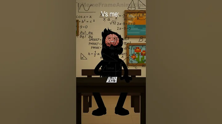 How Normal People Do Math Vs Me 💀(Animation meme)#memes #shorts