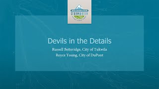 Devil's in the Details - WSC Construction Webinar Series