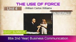 The Use Of Force William Carlos Williams Summary Bbs Second Year Business Communication.