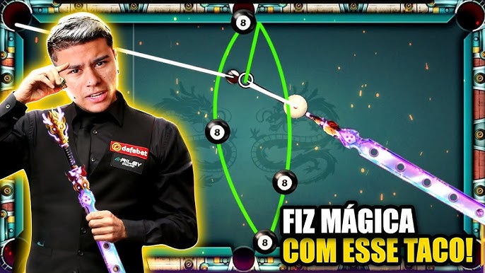 O REI DA SINUCA ONLINE!! FIZ UMA TABELA ÉPICA INCRÍVEL AO VIVO NO 8 BALL  POOL! 