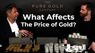 What affects the price of gold?
