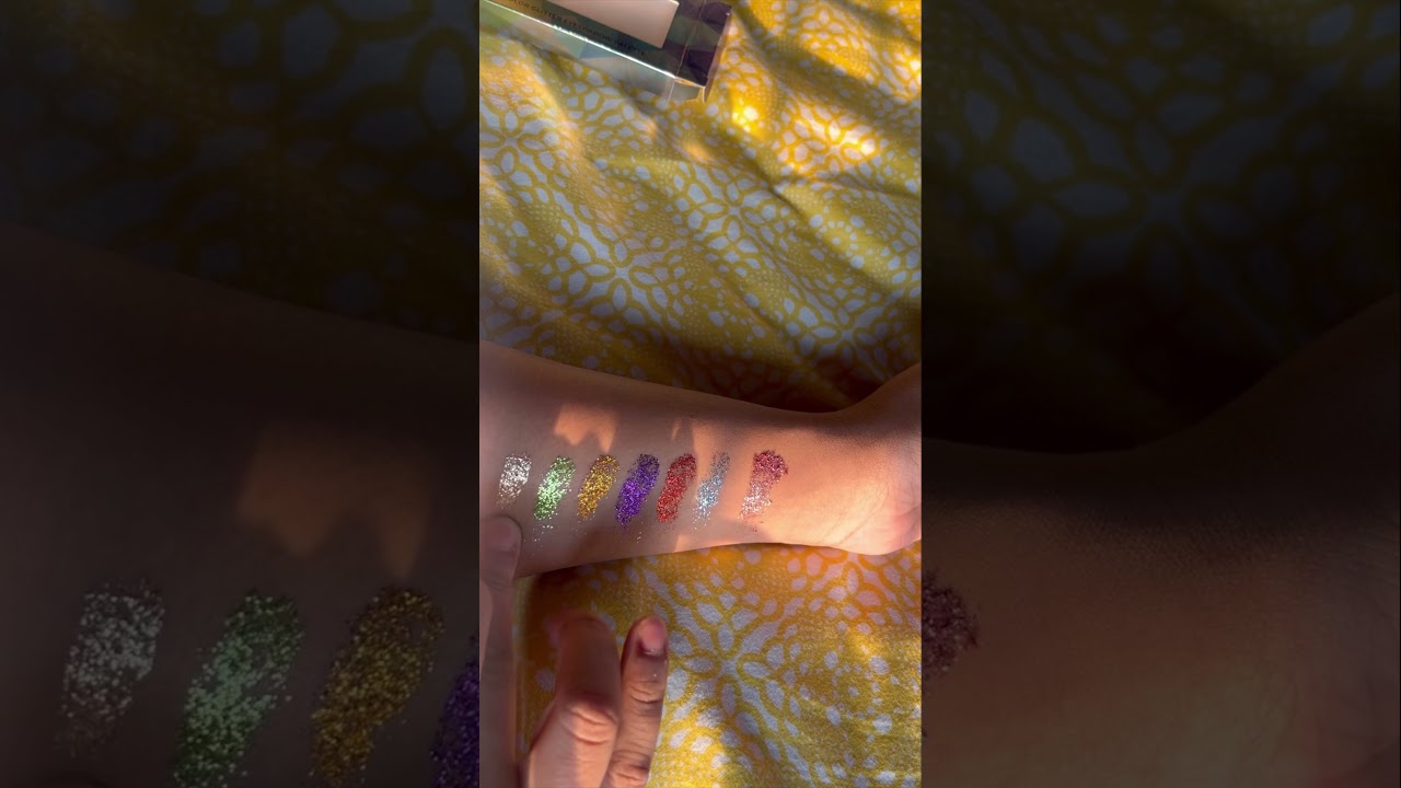 Half N Half Moondust 8 Color Glitter Eyeshadow Palette- Multicolor - 03 