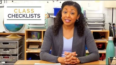 Assessment in the Classroom: Checklists