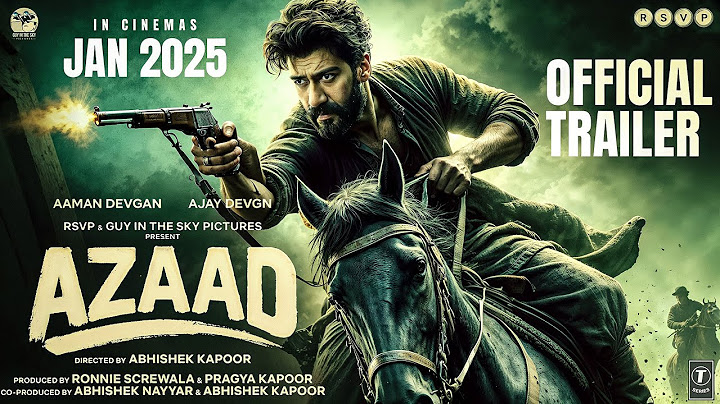 AZAAD - Official Trailer | Ajay Devgn | Aaman Devgn | Rasha Thadani | Abhishek Kapoor | Conceptual