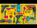 Collection of Repair Tools, Electric Drill, Electric Saw, Hammer With Wriench, Pliers, Hacksaw