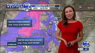Cooler and breezy in Denver Thursday, with snow continued snow for the mountains