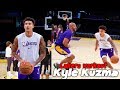 Lakers Kyle Kuzma 1 on 1 workout and Scrimmages
