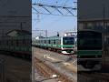 成田線我孫子支線の列車 交換#鉄道 #電車 #train #jr #jr東日本 #e231系 #成田線 #常磐線