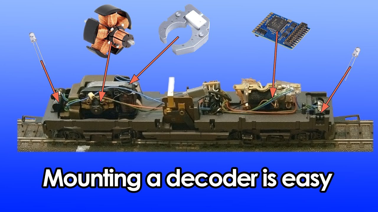 Putting a decoder in a Märklin locomotive - YouTube