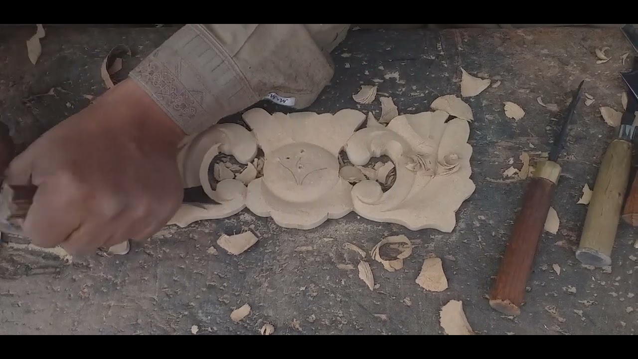 unique design wood carving