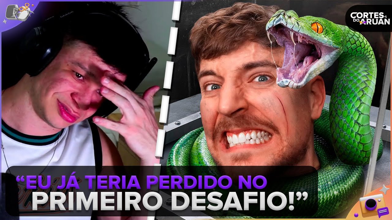 ARUAN REAGE: Encare Seus Maiores Medos E Ganhe $800,000 (MRBEAST) - Cortes do Aruan