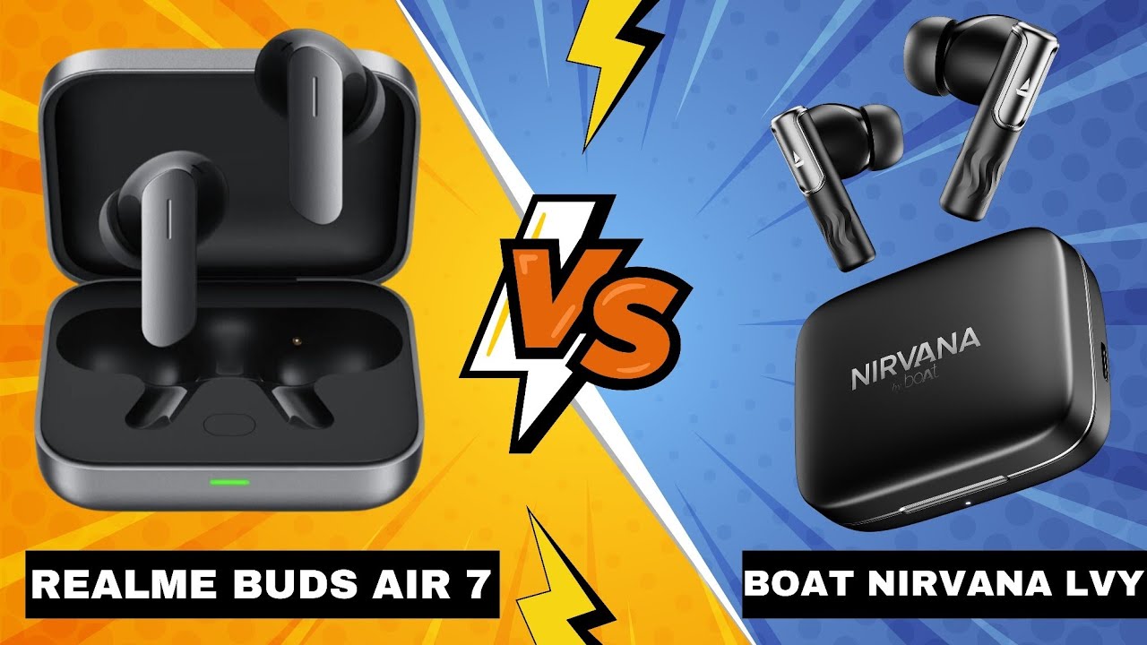Realme Buds Air 7 vs Boat Nirvana lvy 🔥 Best For Gaming Music & Call Full Comparison best under 2800