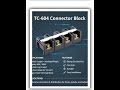 TC-604 Heavy Duty 60A/600V Connector Block – Secure &amp; Durable Electrical Wiring⚡🔩 Order: 03257244171