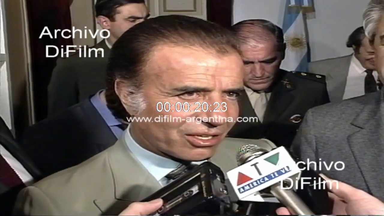 Carlos Menem contratos en la explotacion de los recursos petroleros 1991