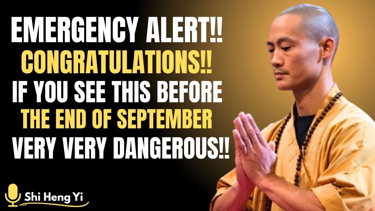 ⚠️ “The End of September Is Very Dangerous – A Warning You Must Hear _ Shi Heng Yi Motivation”