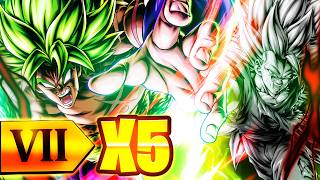 Dawg...😭😭😭 5X ZENKAI BUFFED LEGEND BROLY IS RIDICULOUS!!! (Dragon Ball Legends)