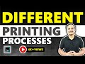Different Printing Processes Step By Step In Hindi | PRINTING GURUJI | PRINTING TECHNOLOGY