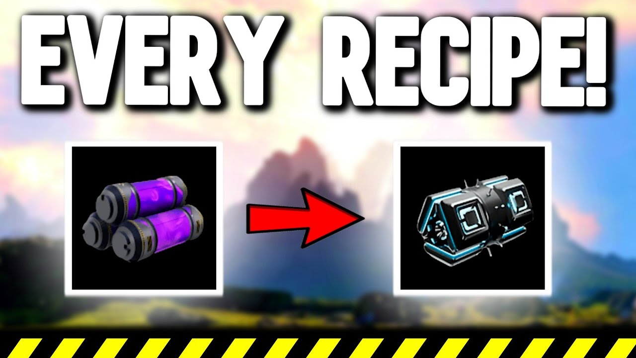 THIS is EVERY RECIPE in StarRupture!