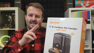 Oneisall Automatic Cat Feeder for Cats or Small Dogs