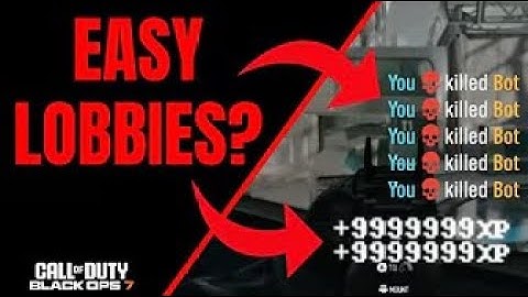 EASY LOBBIES How To Get Bot Lobbies On Black Ops 7