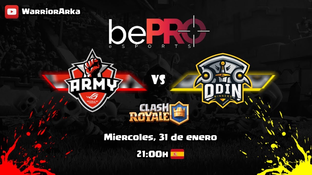 🔴 AsusArmy vs. OdinWinners - Liga: bePRO - Clash Royale Competitivo